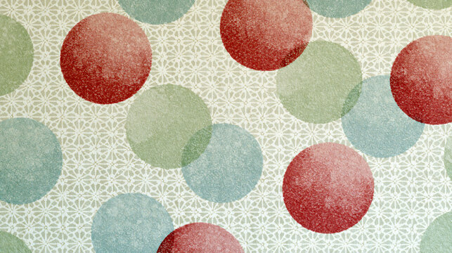 和柄 和紙 伝統文様 七宝 幾何学 水彩 円 和風 背景 素材 japanese pattern traditional geometric circle ornament paper background material watercolor