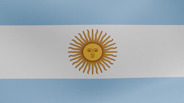 This is a 4K animation of the flag of Argentina