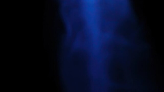 Smoke with Blue Lighting Background