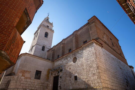 Church of Santa Mar&iacute;a la Mayor in Tordesillas, Valladolid, Castile and Le&oacute;n, Spain