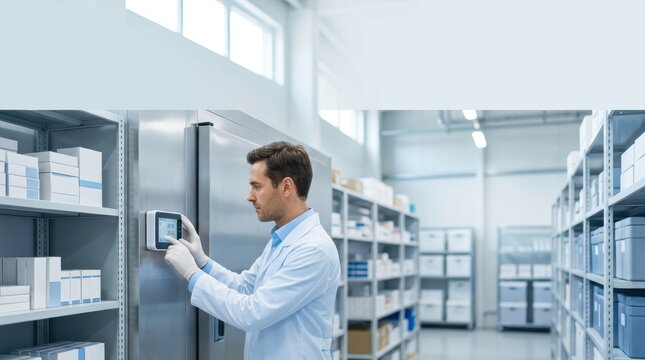 Warehouse storage for medical supplies and temperature-controlled pharmaceuticals