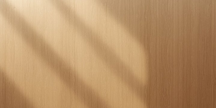 Wooden Surface with Subtle Light Shadows in Warm Tones