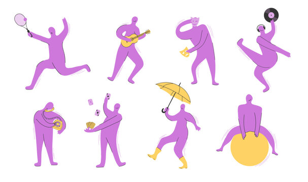 Hand-Drawn Analog Lifestyle Clipart Set