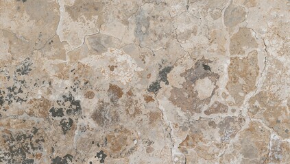 Obraz premium Textured Weathered Stone Surface in Earthy Tones with Cracks and Spots