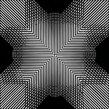 Rotating cube optical illusion