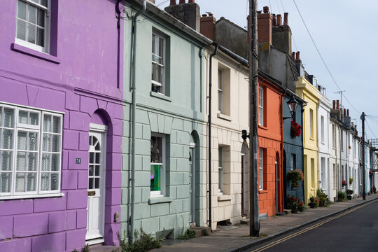 Rue color&eacute;e de Kemp Street, North Laine, Brighton