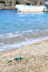 砂浜のシーグラス © UI_forever