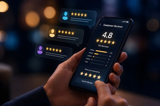 Smartphone App Customer Feedback Rating System