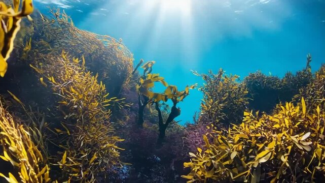 Forest of Seaweed, 4K, AI generated