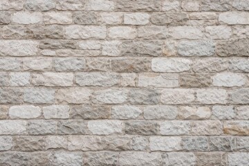Fototapeta premium Textured Stone Wall with Soft Neutral Tones and Varied Surface Patterns