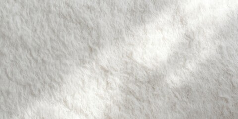Soft White Fleece Texture with Gentle Light Shadows © TheWaterMeloonProjec