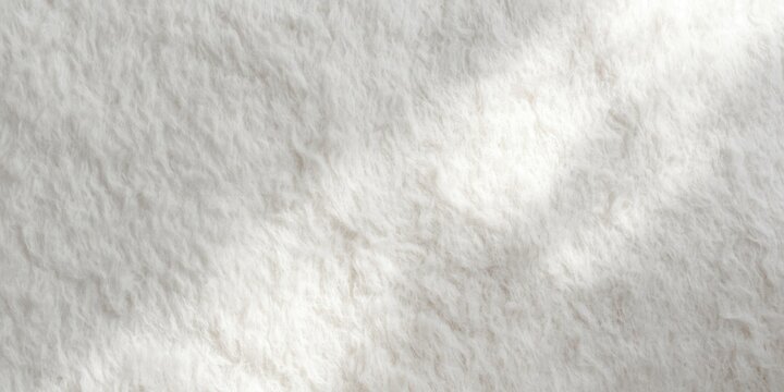 Soft White Fleece Texture with Gentle Light Shadows