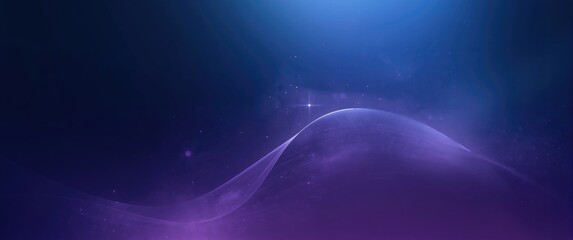 Abstract Cosmic Background with Purple Waves - Ethereal Space, Soft Gradient, Digital Art © TheWaterMeloonProjec