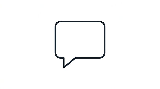 speech bubble icon, chat symbol, communication sign