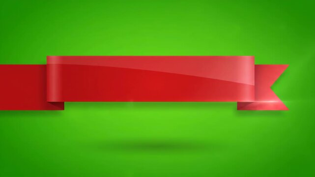 Animated red navigation line moving along a travel path on a bright green screen background for easy chroma keying