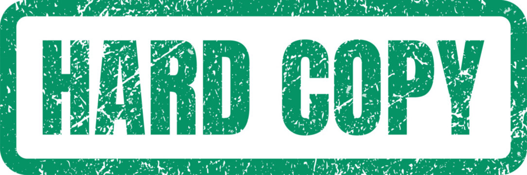 Vintage hard copy sign with distressed texture