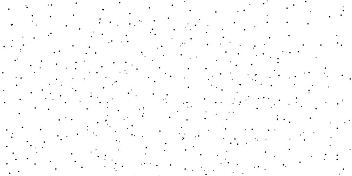 Seamless polka dot pattern. Vector pattern with black circles on white background.