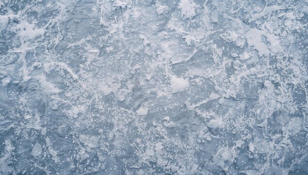 Icy Surface Texture with Subtle Blue and White Patterns