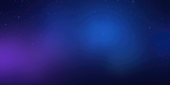 Abstract Starry Night Sky with Blue and Purple Gradients