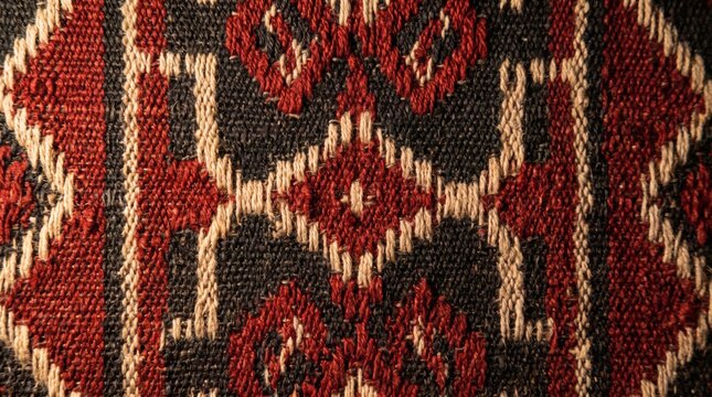 Tenun Ikat NTT Geometric Tribal Pattern
