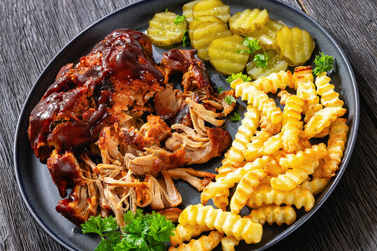 Hot Southern BBQ Pulled Pork With Wave Fries