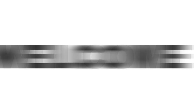 welcome kinetic text lettering title color animation