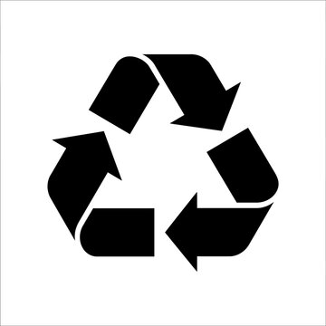 Recycle Symbol Vector Illustration for Sustainable Environment Icon