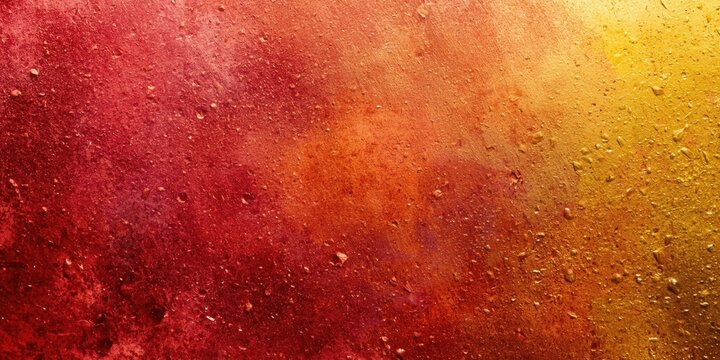 Textured Background in Warm Shades of Red and Gold with Natural Surface Variations