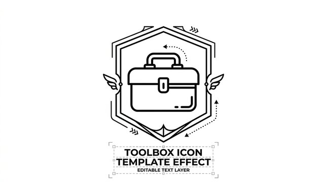 toolbox icon template effect