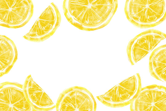 lemon slices frame