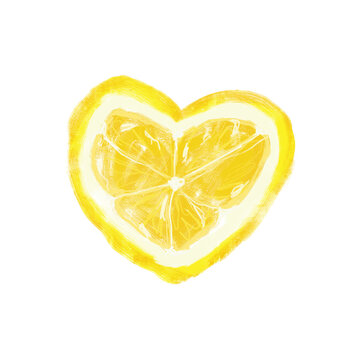 heart lemon, lemon love