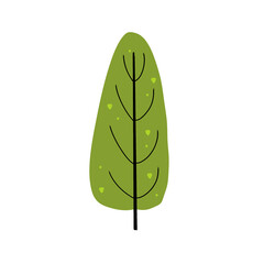 simple tree with green leave © suci