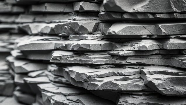 Seamless abstract background featuring cracks and layers of sandstone in sedimentary rock, with texture, background layers, and cracks in rock slate within the mountain.