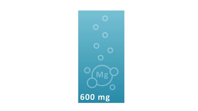 Minerals Magnesium Mg - vector, icon, label.