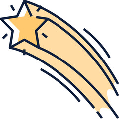 shooting star icon © BZZRICON