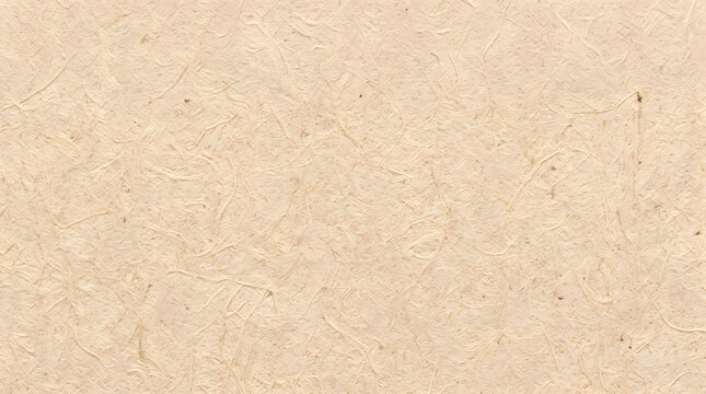 Paper featuring a natural beige fibrous handmade surface with rich organic texture creating a seamless background for creative design