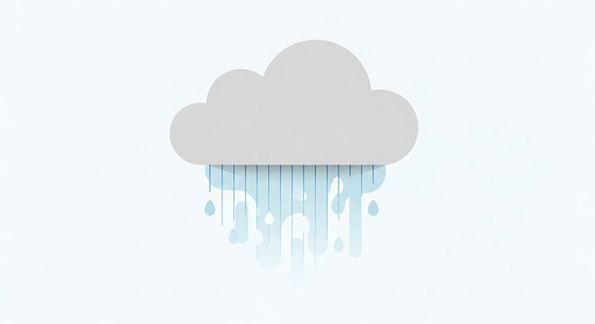 Minimalist gray cloud with soft blue rain background full hd download 2025 2026