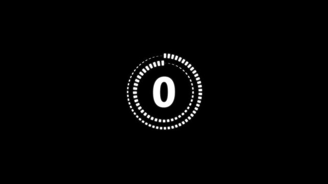 3 seconds countdown timer animation background, 3 to 0 timer animation, time limit, deadline.