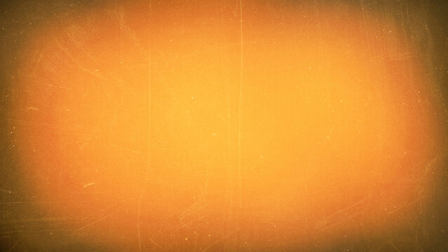Warm gradient orange background with subtle scratches for a retro Halloween theme during autumn celebrations