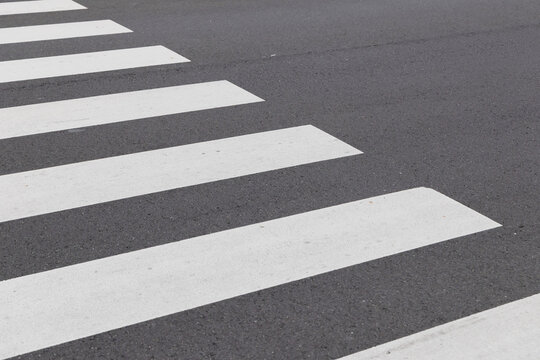 pedestrian crossing on the street