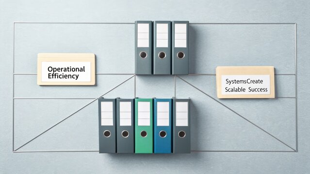 Conceptual Representation of Operational Efficiency and Scalable Systems