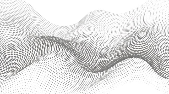 Abstract background featuring flowing wavy lines with a topographical map style pattern in black and white monochrome aesthetic for modern graphic design