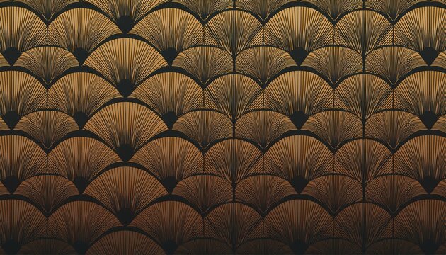 Luxury Flat Design Art Deco Background