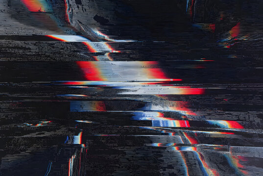Classic RGB Glitch Dark
