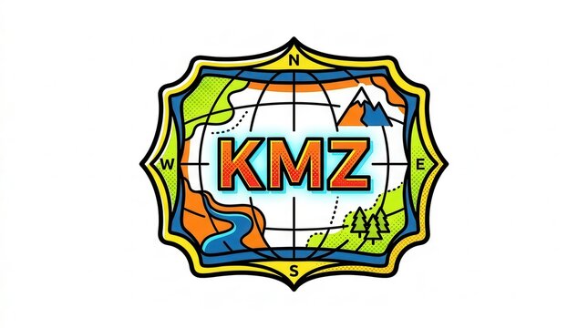 kmz logo globe map travel