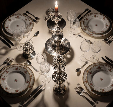 festlich gedeckter Tisch 5