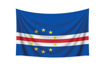 Obraz premium Flag of Cape Verde - National Symbol Illustration