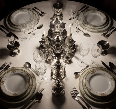 festlich gedeckter Tisch 6