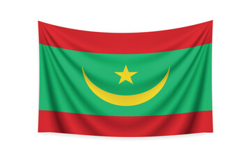 Fototapeta premium Flag of Mauritania - National Symbol
