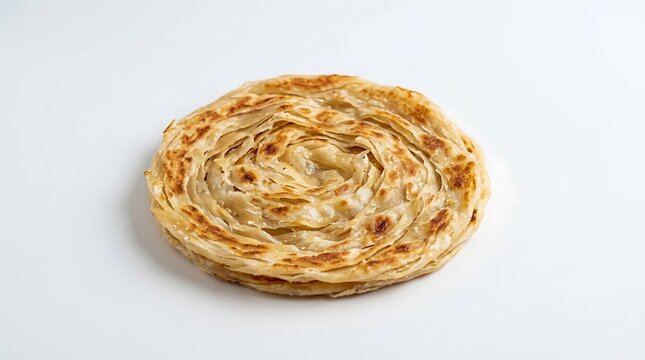 Authentic Kerala porotta paratha featuring flaky layered traditional Indian flatbread delight